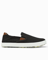 Men's OluKai Wai'alae Slip-On Golf Shoes - Lava Rock