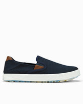 Men's OluKai Wai'alae Slip-On Golf Shoes - Trench Blue