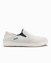Men's OluKai Moku Slip-On Shoes - White Sand