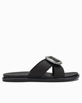 Women's OluKai La'I Slide Sandals - Lava Rock