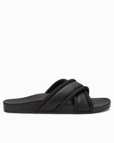 Women's OluKai Ani Slide Sandals - Lava Rock