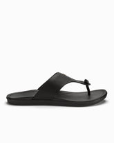 Women's OluKai Ho'opio Mele Sandals - Black