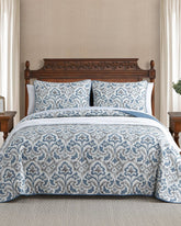 Cape Verde 3-Piece King Quilt Set - Grey