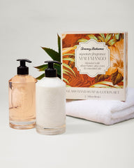 Maui Mango Glass Hand Soap & Lotion Set - Maui Mango