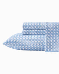 Diamond Isle 4-Piece King Sheet Set - Blue