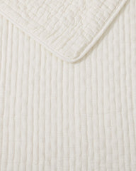 Island Estate Ventura King Quilt Blanket - Ivory