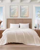 Island Estate Ventura King Quilt Blanket - Ivory
