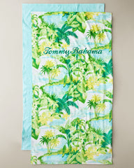 Tropical Toile & Marlin Paradise Beach Towels - Set of 2 - Multicolor