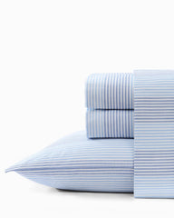 Bahama Weekend Stripe 3-Piece Twin Sheet Set - Island Blue