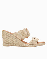 André Assous Nolita Natural Twist Wedges - Natural/Platino