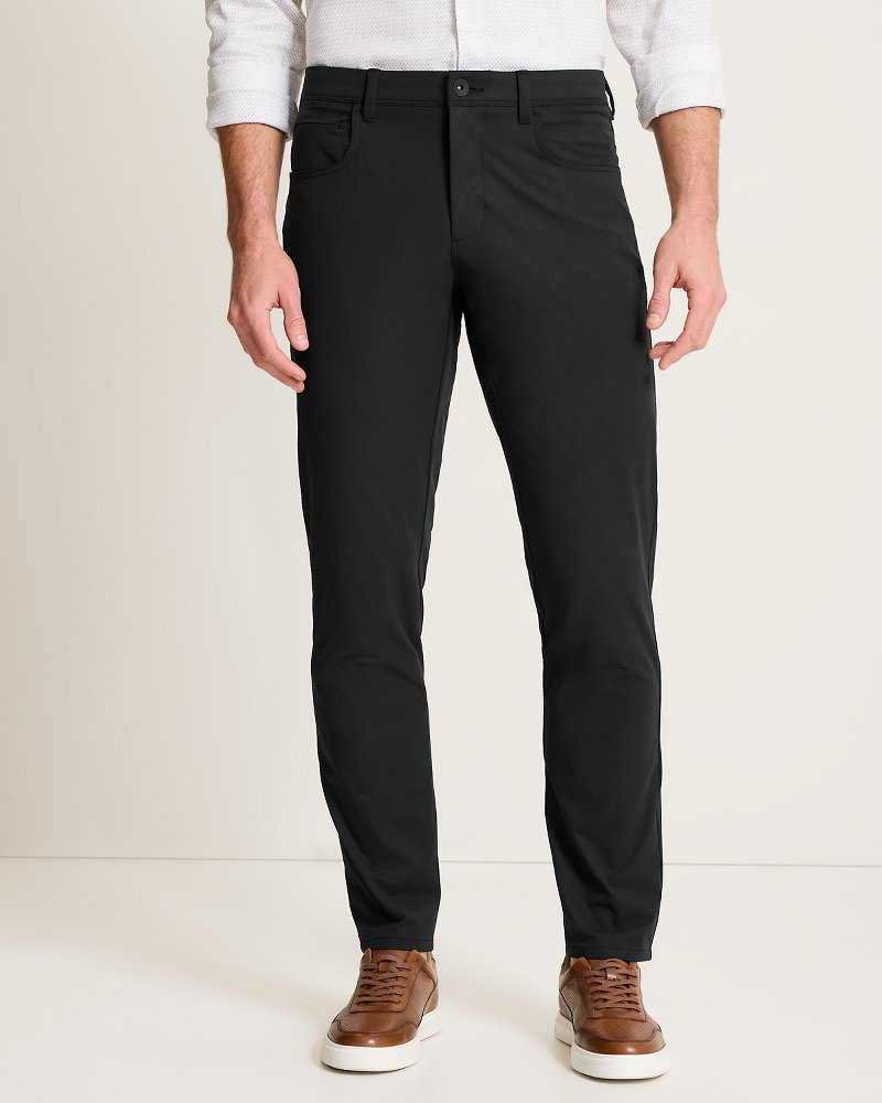 Big & Tall Barbados Pro 5-Pocket IslandZone Pants - Black
