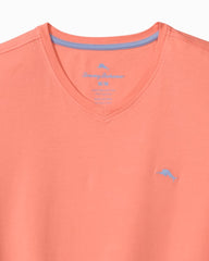 Big & Tall New Bali Skyline V-Neck T-Shirt - Passion Peach