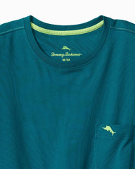 Big & Tall Bali Skyline Long-Sleeve T-Shirt - Dark Blue Lagoon