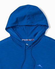 Big & Tall Bali Beach Long-Sleeve Hoodie - Blue Splash