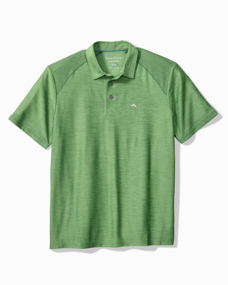 Big & Tall Palm Coast Pro IslandZone Polo - Elm Green