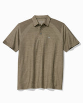 Big & Tall Palm Coast Pro IslandZone Polo - Brindle Taupe