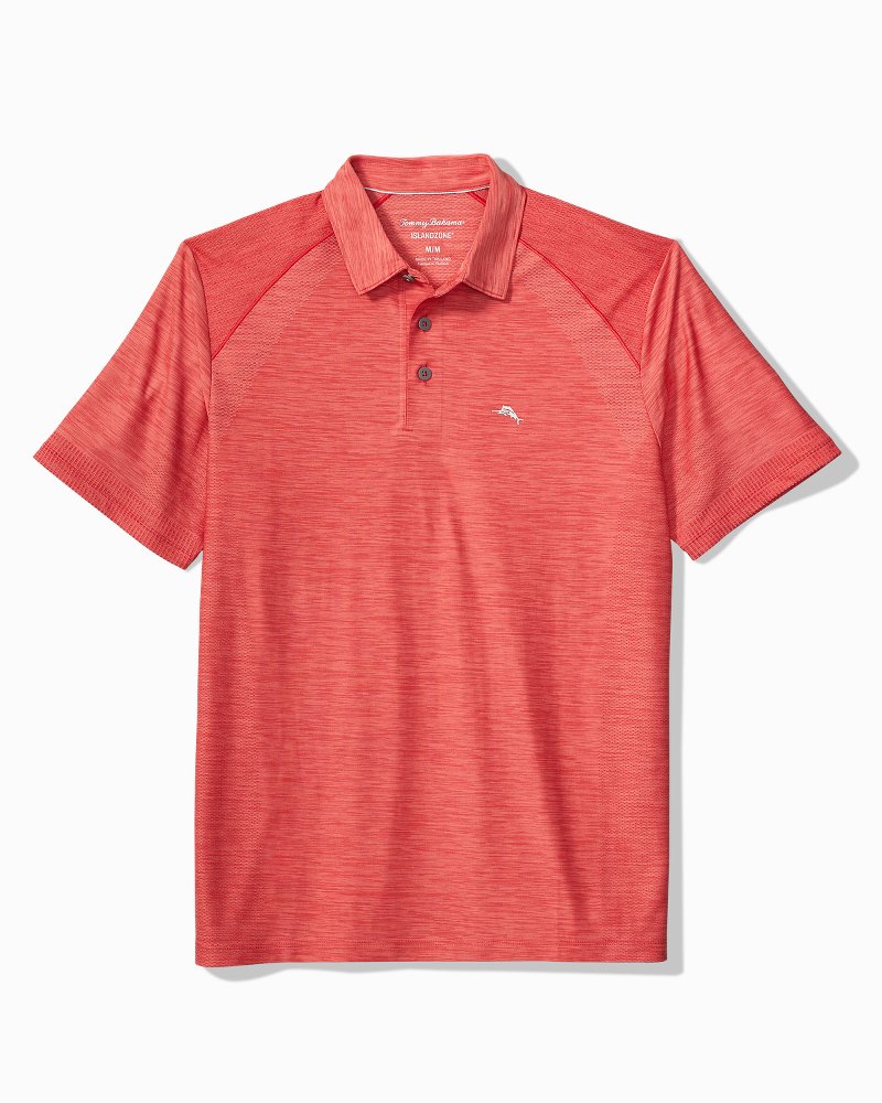 Big & Tall Palm Coast Pro IslandZone Polo - Dark Havana