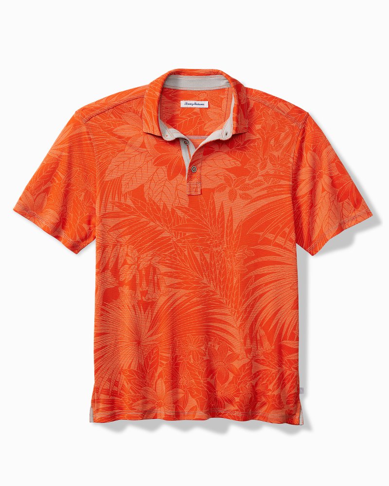 Big & Tall Santiago Paradise Polo - Spicy Orange