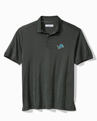 Big & Tall NFL Bay Stripe IslandZone Polo - detroit_lions