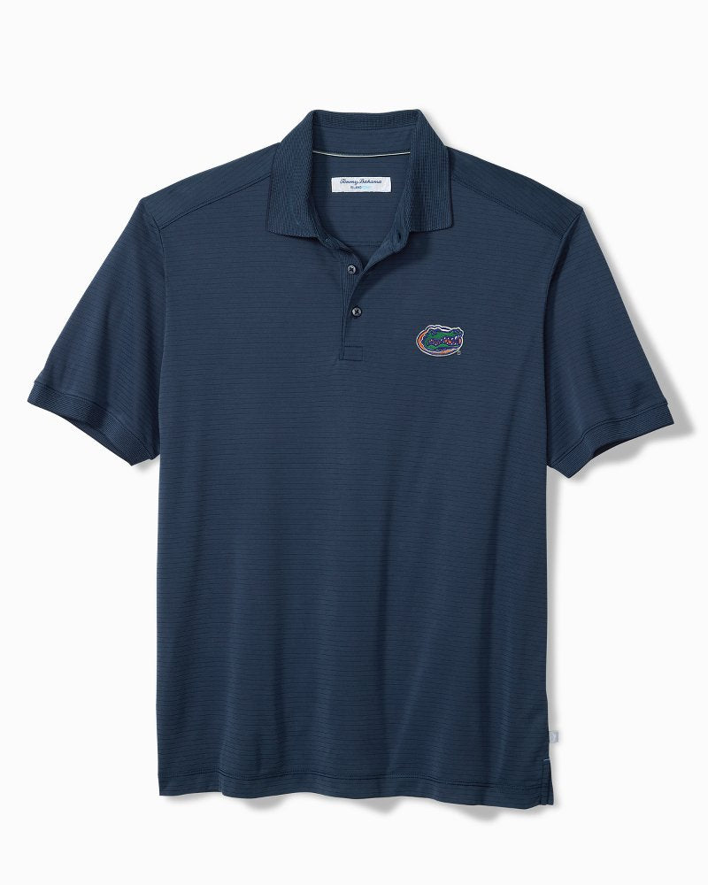 Big & Tall Collegiate Bay Stripe IslandZone Polo - Florida