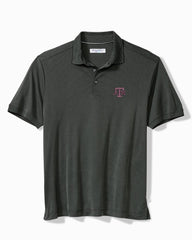 Big & Tall Collegiate Bay Stripe IslandZone Polo - texas_a&m