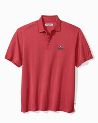 Big & Tall Collegiate Bay Stripe IslandZone Polo - Georgia