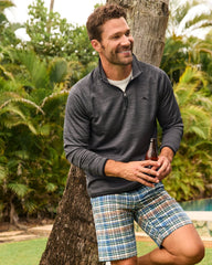 Big & Tall Palm Pro Half-Zip IslandZone Sweatshirt - Black