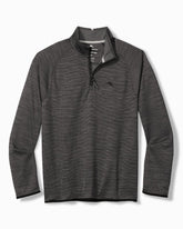 Big & Tall Palm Pro Half-Zip IslandZone Sweatshirt - Black