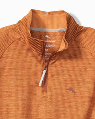 Big & Tall Palm Pro Half-Zip IslandZone Sweatshirt - Vegas Orange