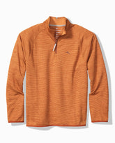 Big & Tall Palm Pro Half-Zip IslandZone Sweatshirt - Vegas Orange