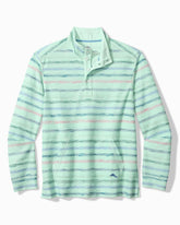 Big & Tall Minori Sands Button-Mock Sweatshirt - Pale Opal