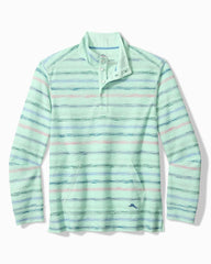 Big & Tall Minori Sands Button-Mock Sweatshirt - Pale Opal