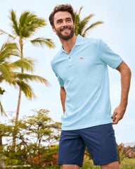 Big & Tall Emfielder Icon Polo - Breaker Heather