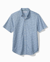 Big & Tall San Lucio Lotus Stretch Knit Shirt - Stellar Sapphire
