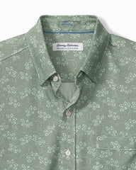 Big & Tall San Lucio Lotus Stretch Knit Shirt - Highland Green