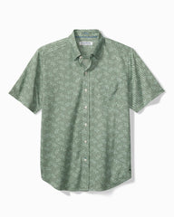 Big & Tall San Lucio Lotus Stretch Knit Shirt - Highland Green