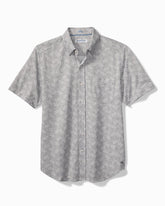 Big & Tall San Lucio Lotus Stretch Knit Shirt - Storm Gray