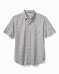 Big & Tall San Lucio Lotus Stretch Knit Shirt - Storm Gray