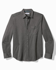 Big & Tall San Lucio Sol Stripe Stretch Knit Shirt - Coal