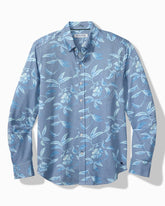 Big & Tall San Lucio Gardenia Stretch Knit Shirt - Jodhpur Blue