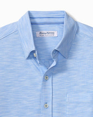 Big & Tall San Lucio Tides Stretch Knit Shirt - Big Sky Blue