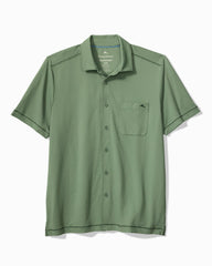 Big & Tall Costa Wave IslandZone Camp Shirt - Dusty Sage