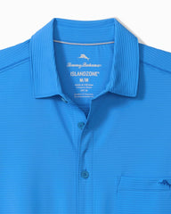 Big & Tall Costa Wave IslandZone Camp Shirt - Med Blueberry