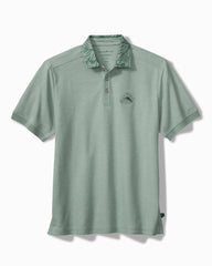 Big & Tall Emfielder Palms IslandZone Polo - Aquifer Heather