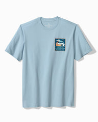Big & Tall Marlin View Graphic T-Shirt - Silvery Blue