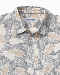 Big & Tall San Lucio Frond Fall Stretch-Knit Polo - Glass Bottle