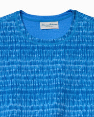 Big & Tall Wave Break Reversible Crew IslandZone T-Shirt - Bering Blue