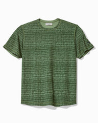 Big & Tall Wave Break Reversible Crew IslandZone T-Shirt - Cucumber Green