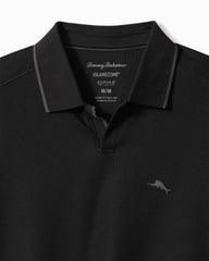 Big & Tall Emfielder Johnny Collar IslandZone Polo - Black