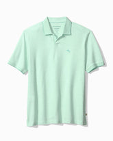 Big & Tall Emfielder Johnny Collar IslandZone Polo - Pale Opal Heather